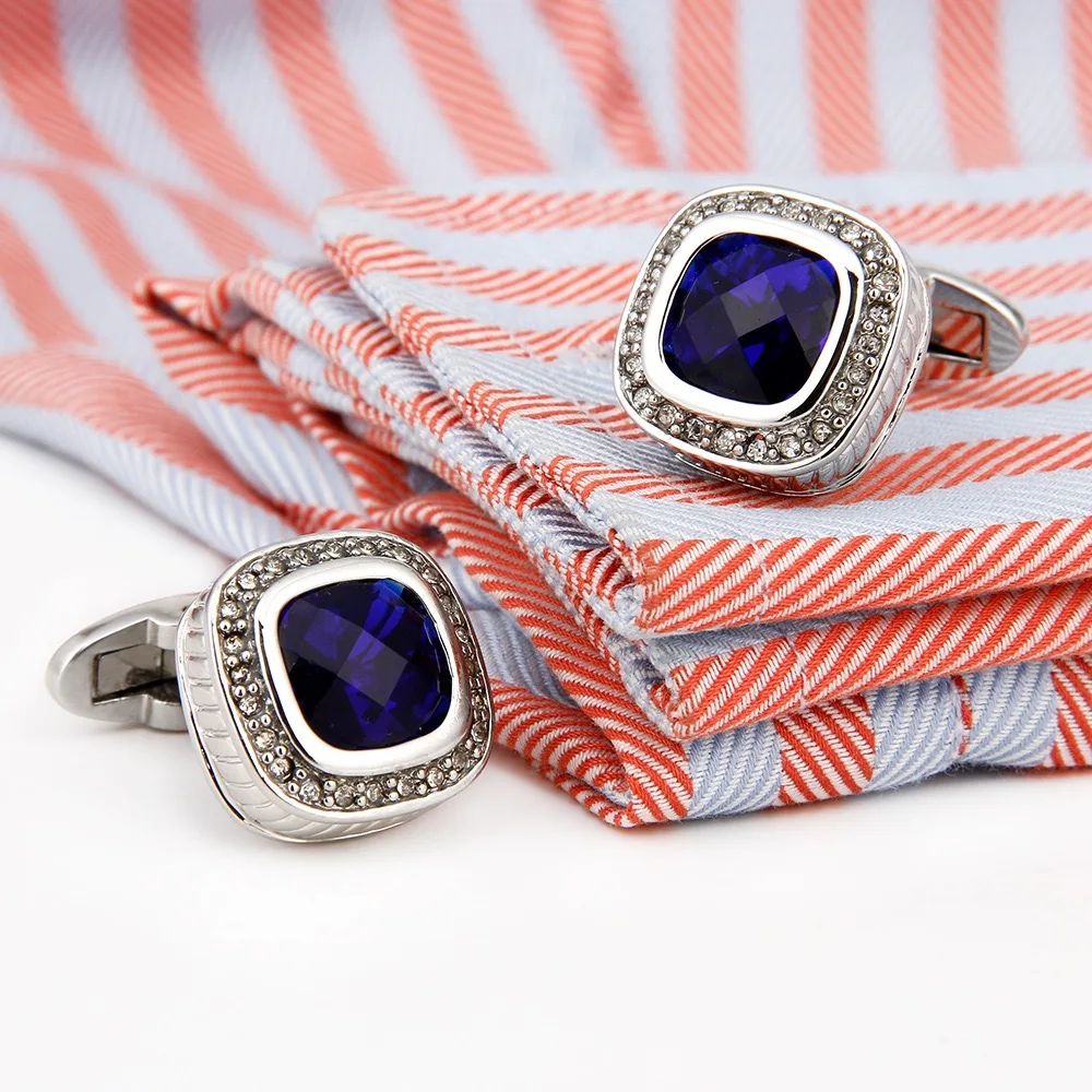 Cufflinks Silver Set - Cufflinks for Mens Luxury High Quality