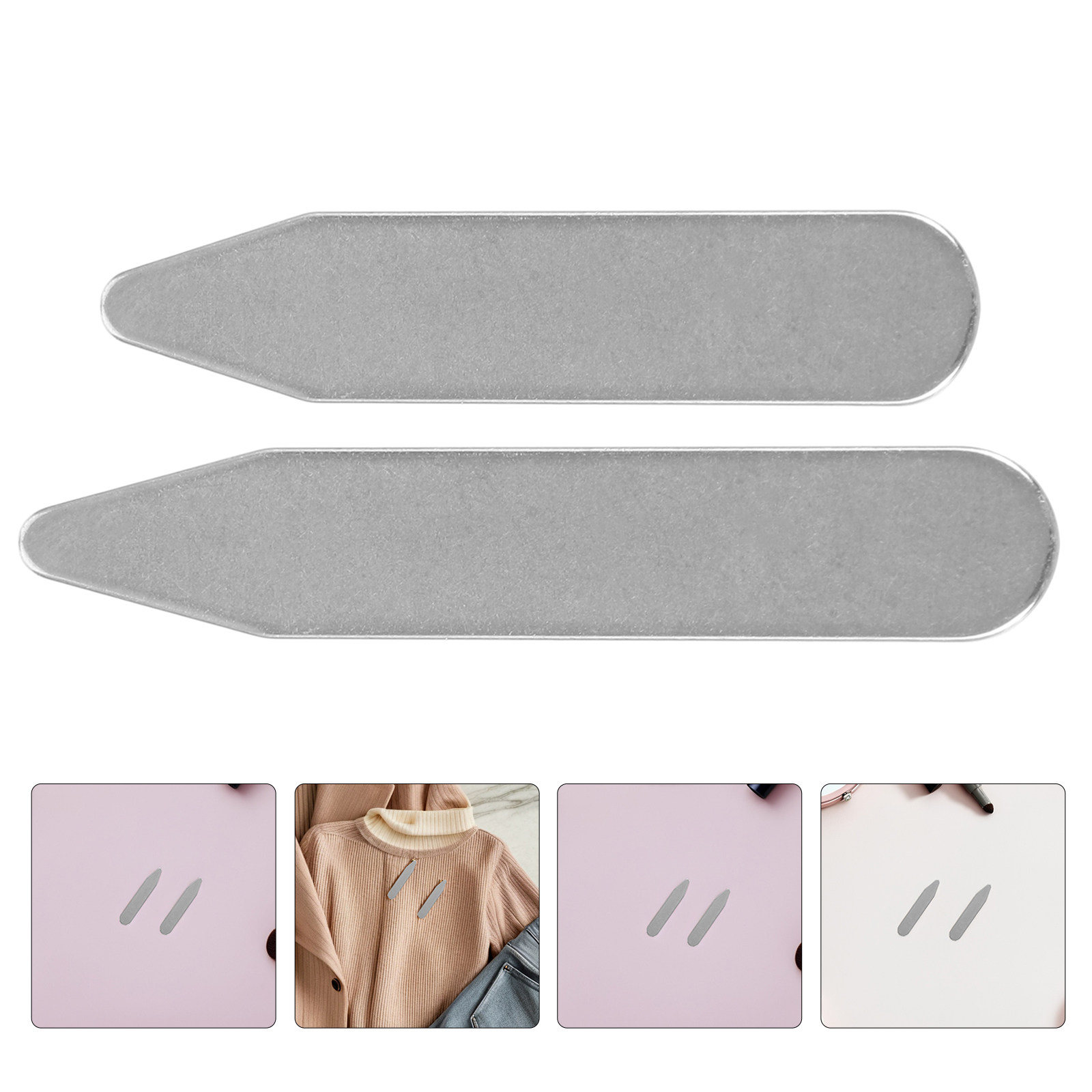 Men Formal Wear Dress - Stainless Steel Collar Stays for Dress
