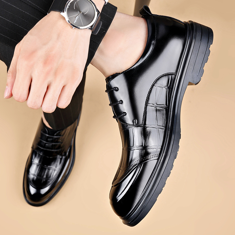 Formal Men Daily Wear Footwear - Premium Men's Business Formal Leather Shoes