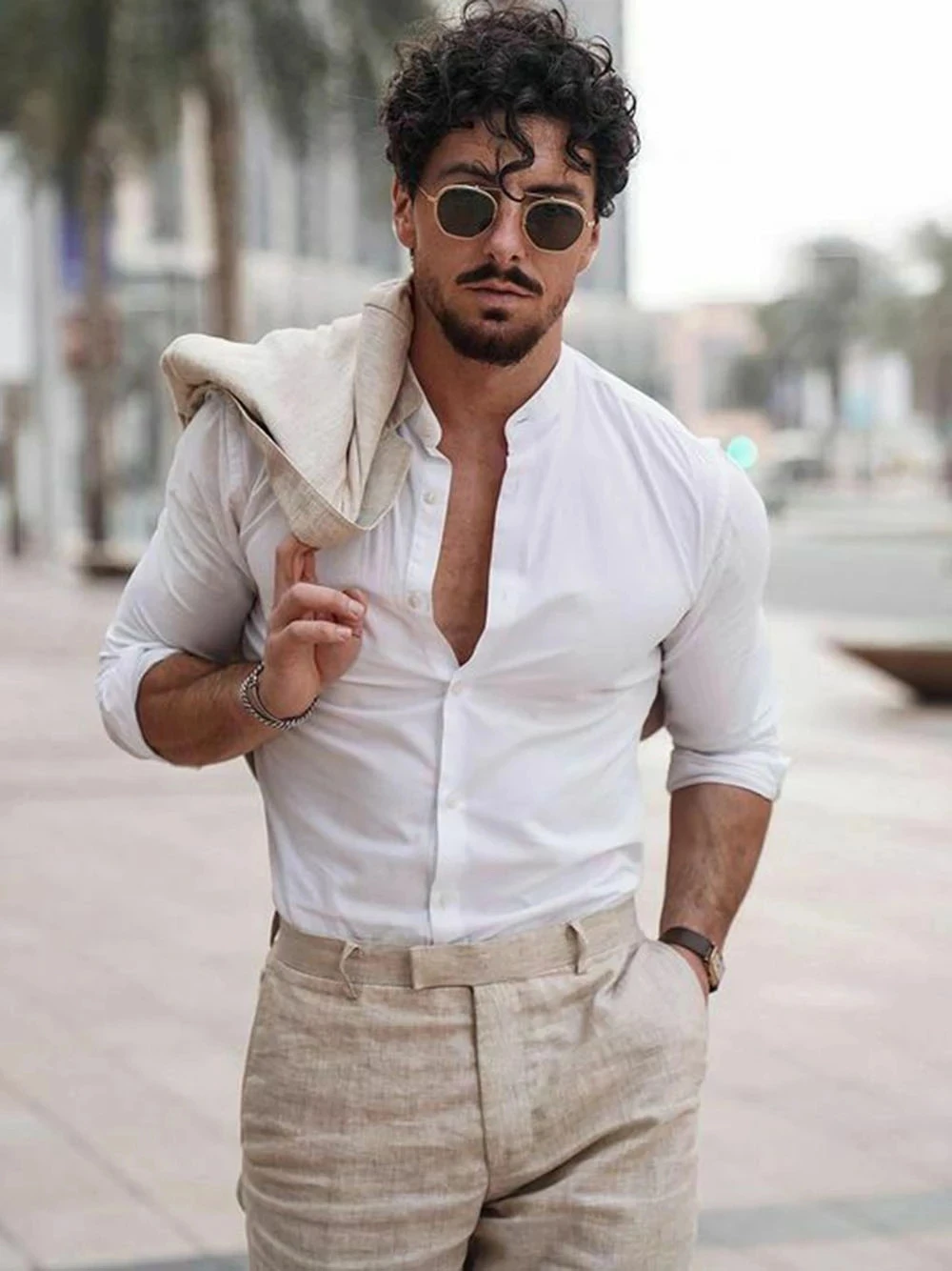 Summer Beach Business Linen Me - Men Linen Formal Wear review and price