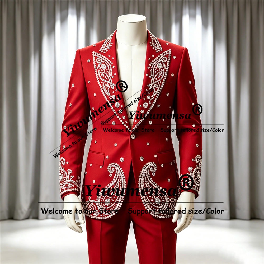Sparkly Jewelry Stones Ornamen - Men'S Formal Wear Attire review and price