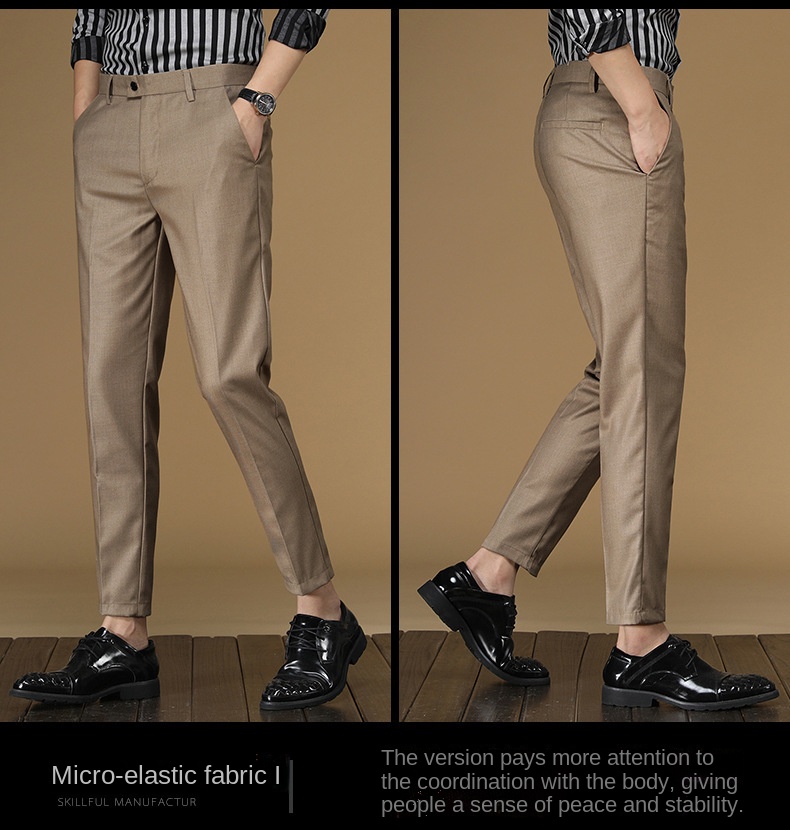 Summer Suit Pants Men Red Blac - Men Formal Wear Dress review and price