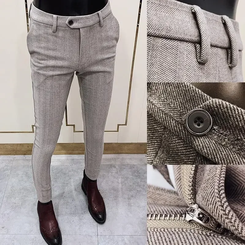 Autumn Winter Thickened Woolen - Men Formal Wear Dress review and price