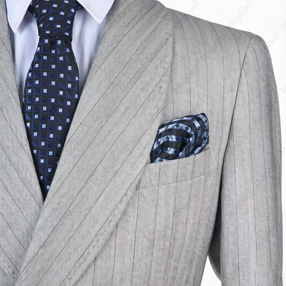 Mophiel Light Grey Men Suits S - Men Formal Wear For Wedding review and price