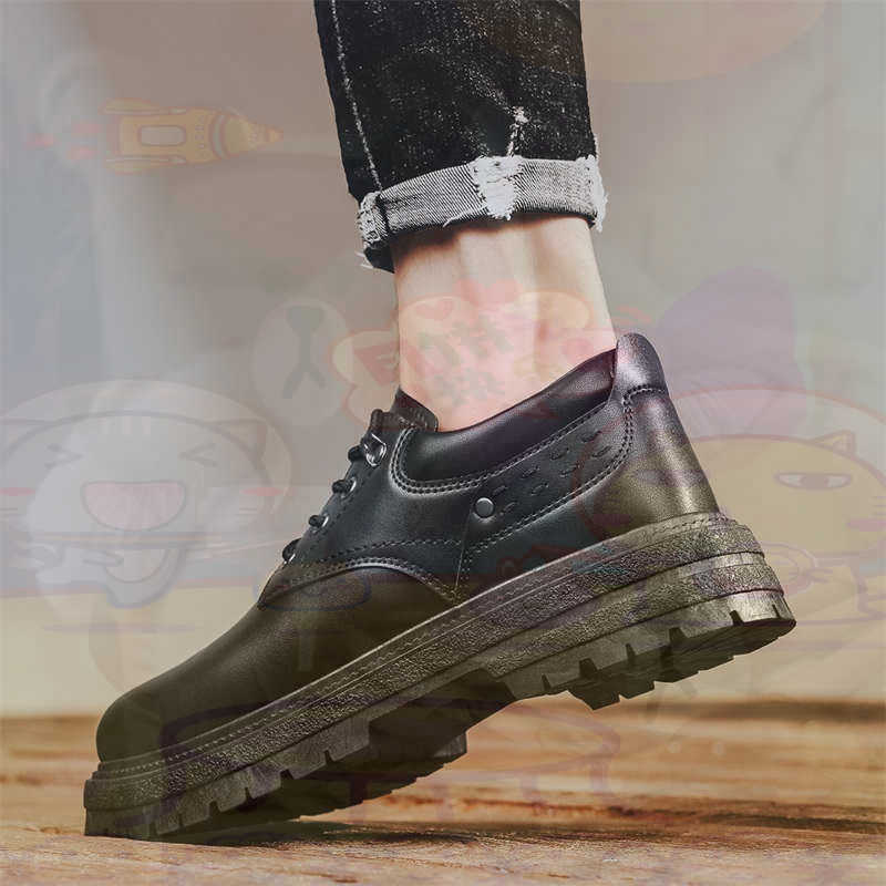 Dark Natural Leather Fashion T - Formal Men Daily Wear Footwear review and price