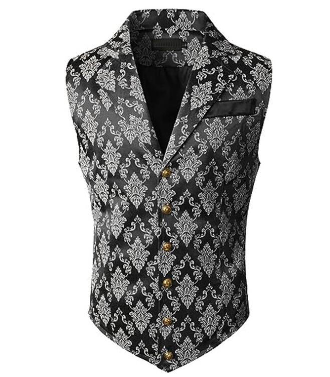 Men Multi Colors Victorian Flo - Men Formal Wear Vest review and price