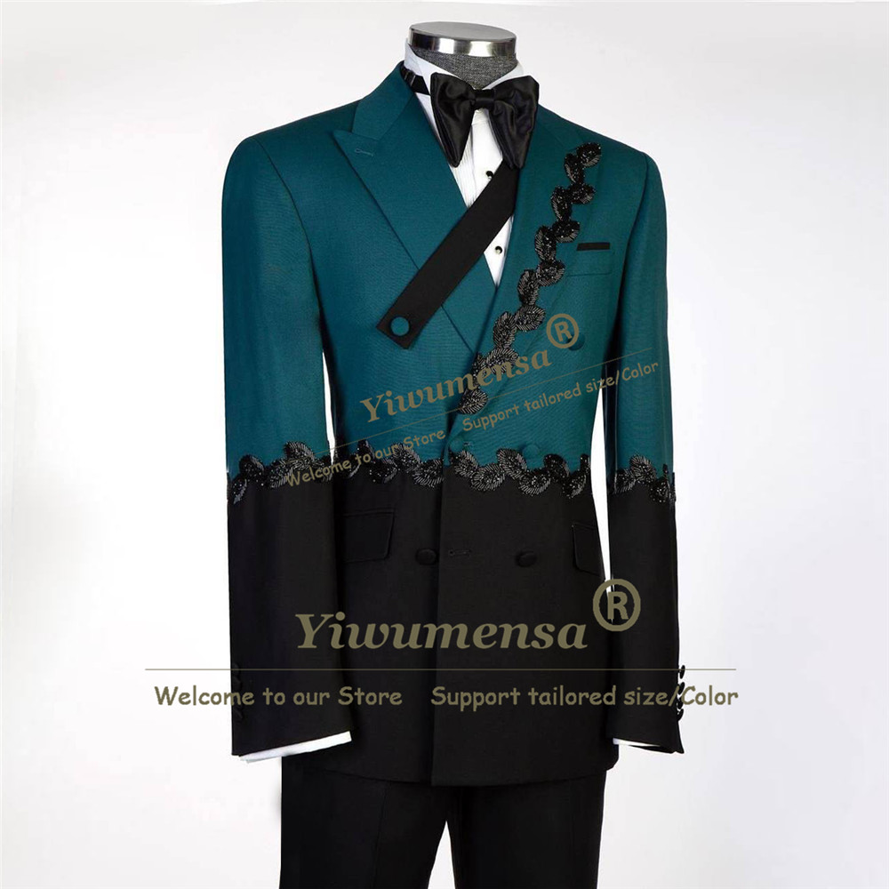 Unique Design Suits Men Splice - Men Formal Wear For Wedding review and price