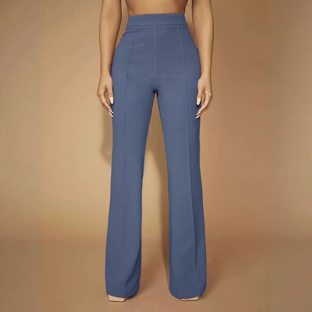 Summer Women's Pants High Wais - Dress Pant Flat Front review and price