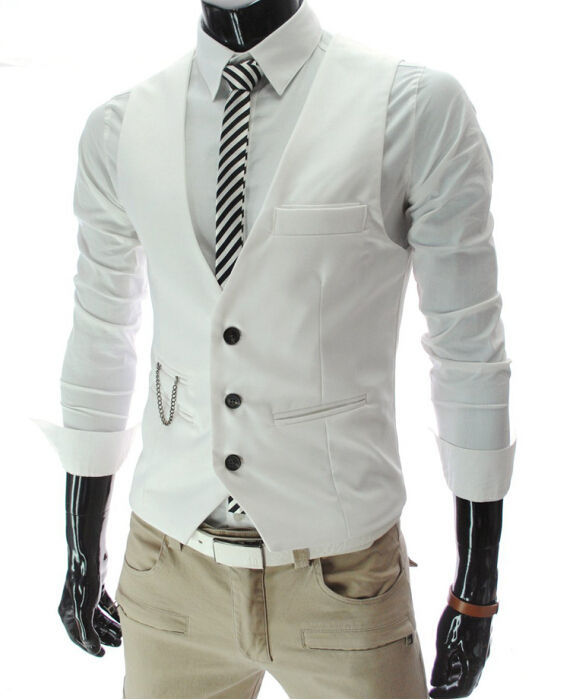 2026 New Grey Dress Vests Slim - Men Formal Wear Vest review and price