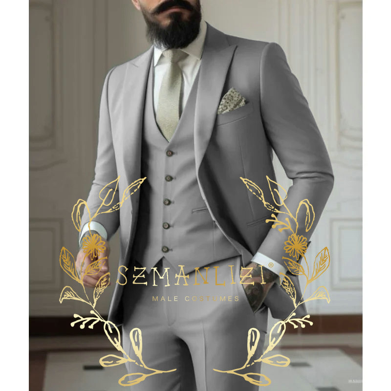 Light green Suits Men Suits 3  - Men Formal Wear Dress review and price