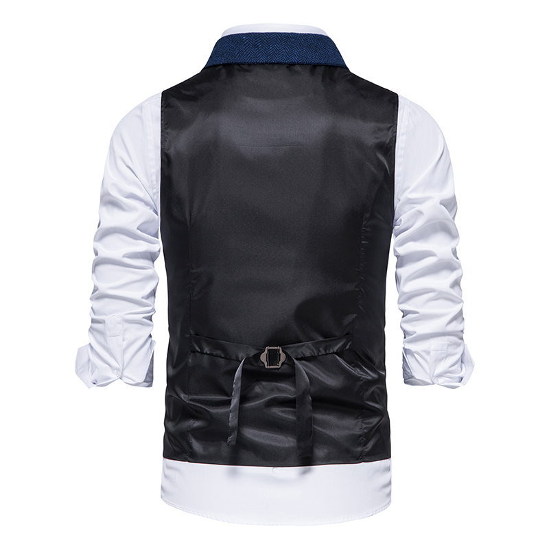 Men Suit Vest Herringbone Fabr - Men Formal Wear Vest review and price