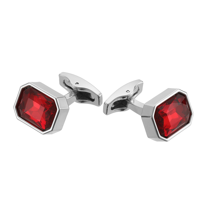 High quality red crystal cuffl - Dress Shirt French Cuff review and price