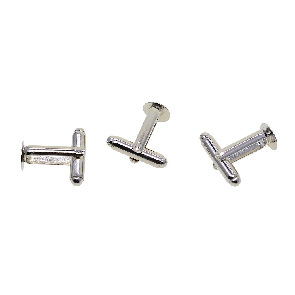 Cuff Links 8mm Silver Brass Se - Cufflinks Silver Set review and price