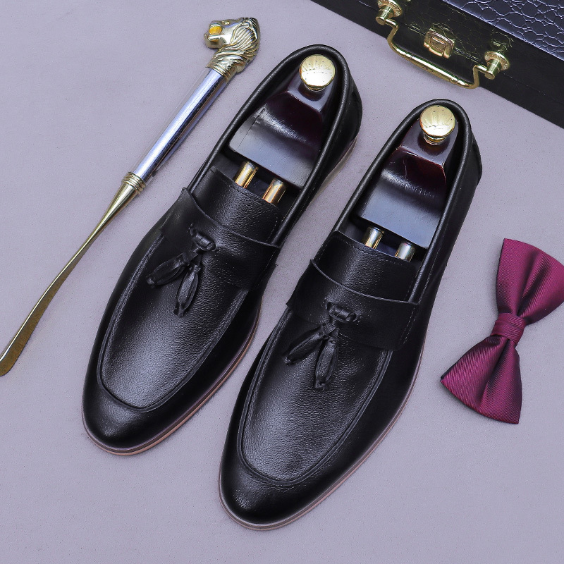 Men Tassel Genuine Leather Loa - Men Formal Wear Dress review and price