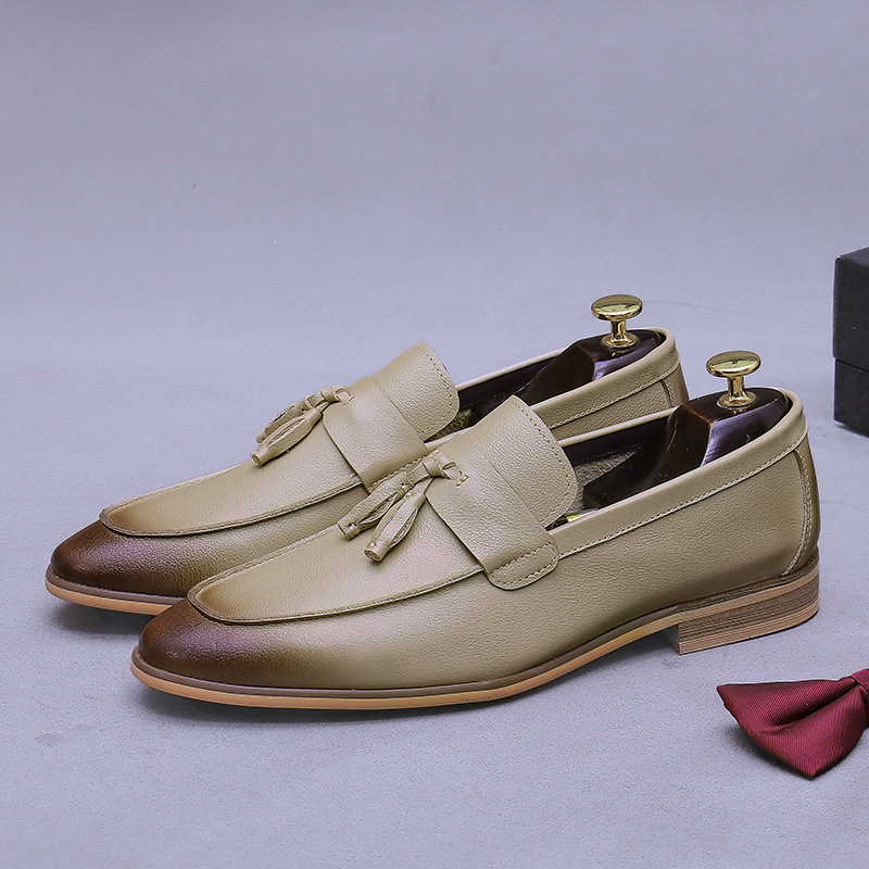 Men Tassel Genuine Leather Loa - Men Formal Wear Dress review and price