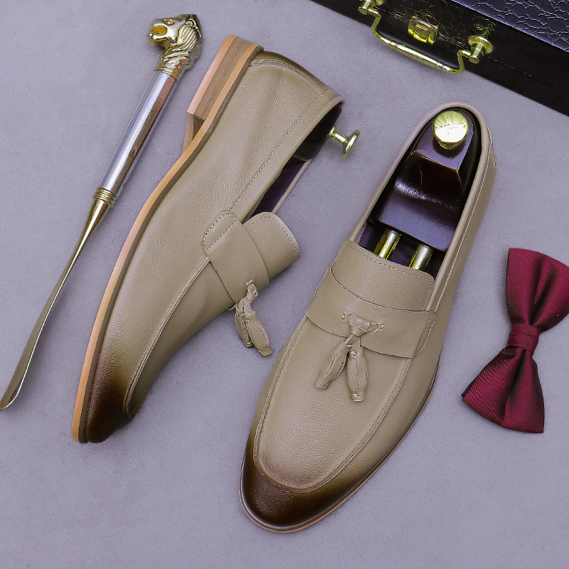 Men Tassel Genuine Leather Loa - Men Formal Wear Dress review and price