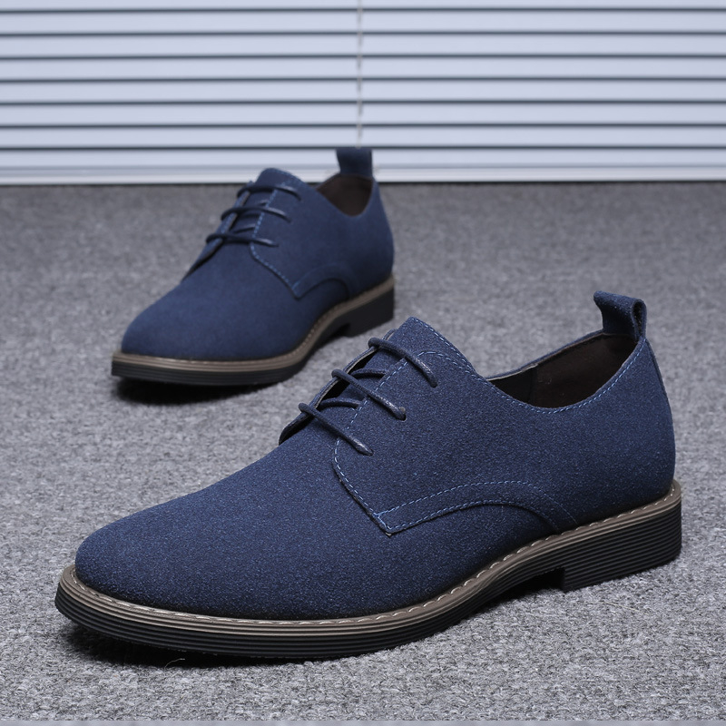 Mens Navy Blue Suede Leather O - Formal Men Daily Wear Footwear review and price