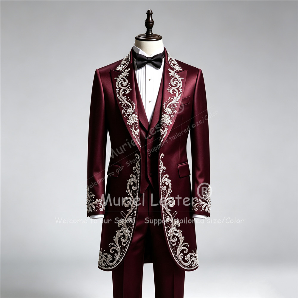 Luxury Man Wedding Tuxedo Suit - Men'S Formal Wear Attire review and price
